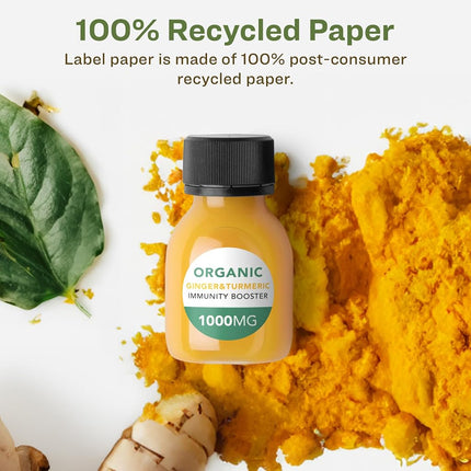 Avery EcoFriendly Matte White Recycled Round Labels, 0.75" Diameter, Print-to-The-Edge, Matte White Labels, Permanent Label Adhesive, Laser/Inkjet, 4,000 Printable Labels