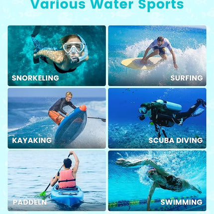 Gogokids Wetsuit Kids, Children 2.5mm Neoprene Thermal Swimsuit with UV 50+ Protection, Full Length One Piece for Ages 2-10 Boys & Girls Swimming, Surfing, Diving, Snorkeling