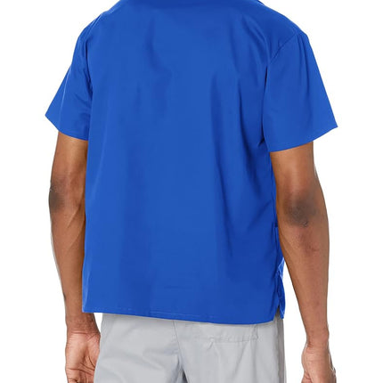 Dickies Women's EDS Signature Scrubs 86706 Missy Fit V-Neck Top Medical Shirt, Royal, L