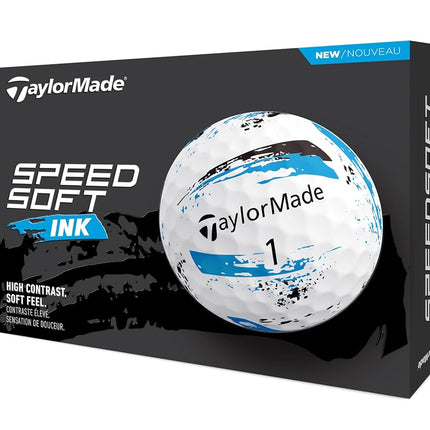 Pelota de golf TaylorMade SpeedSoft Ink Blue, 2024