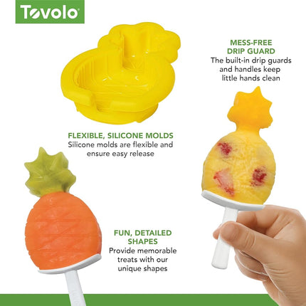 Tovolo Stackable Pop Moulds Set 4 - Pineapple