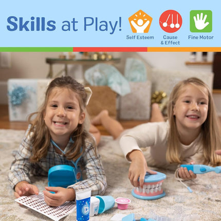 Melissa & Doug Super Smile Dentist Kit | Role Play Toys for Kids, Doctor Set for Children | Age 3+