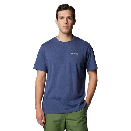 Columbia Men's Thistletown Hills Short Sleeve Hiking Shirt, Dark Mountain Heather, 4X Tall