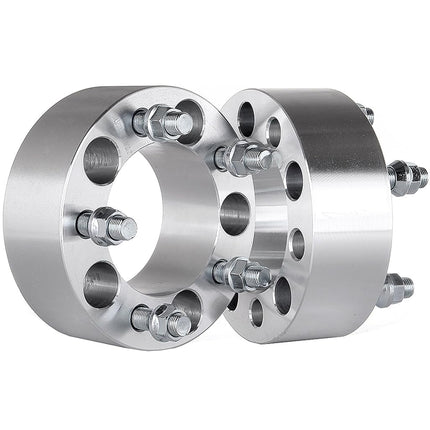 Espaciadores de rueda ECCPP 4PCS 2" 5x4.5 a 5x4.5 para Jeep Liberty Wrangler Cherokee Grand Cherokee y más, con paso de rosca de 1/2"