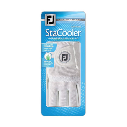 Guante de golf Footjoy StaCooler para mujer, perla grande, para mano izquierda