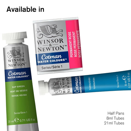 Winsor & Newton Cotman Metallic Watercolour Paint, Red Copper, Half Pan, Vibrant High Quality Pigments