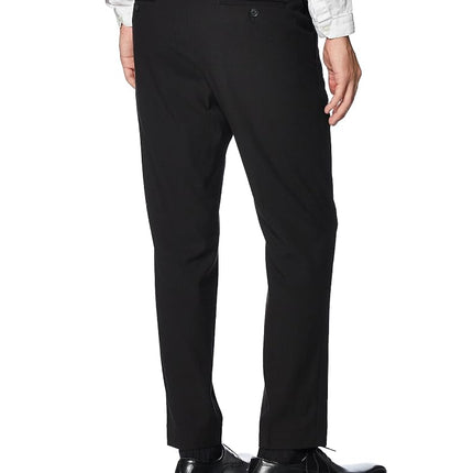 Perry Ellis Men's Portfolio Slim Fit Dress Pants (Waist Size 28-38 Big & Tall), Black Ice, 29W x 30L