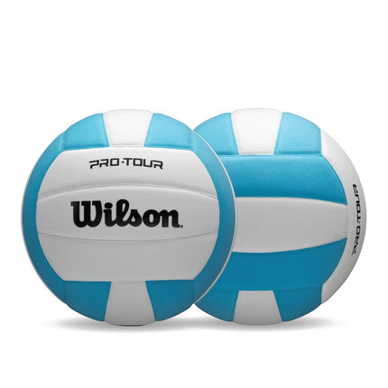 Wilson Pro Tour Indoor Volleyball - Teal/White, Official Size