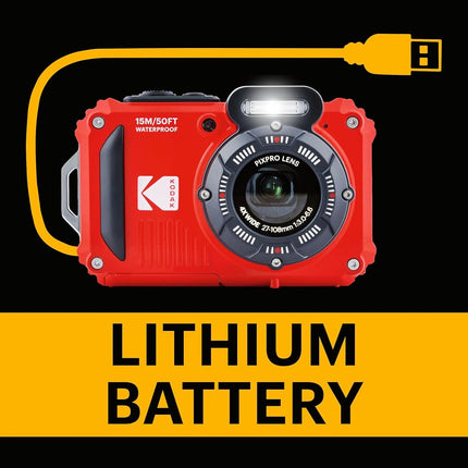 KODAK Water Camera Red