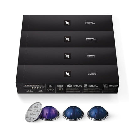 Nespresso Vertuoline Bold Assortment, 10 Count (Box of 4)