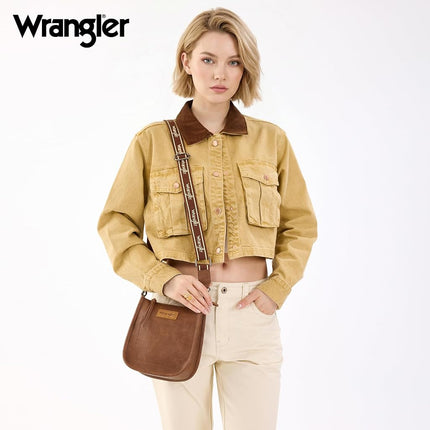 Sac bandoulière petit format Wrangler pour femme, sac à main et sac à épaule de style hobo western