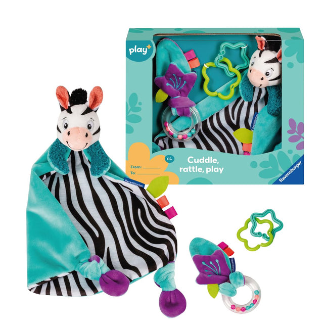 Ravensburger Play+ My First Snuggle Friend – Zebra