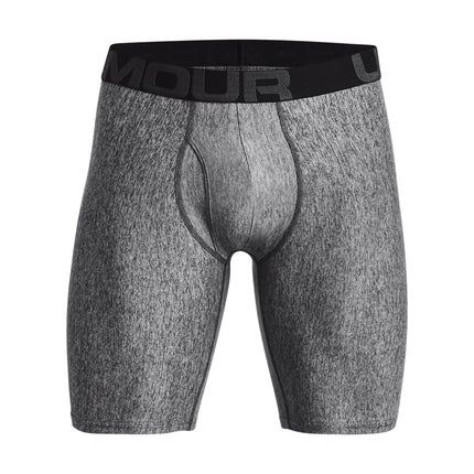 Under Armour Men's Multi-pack Performance Tech Mesh Boxerjock Brief, 6" Inseam, All-day Comfort, (013) Jet Gray Light Heather / / Pitch Gray, S