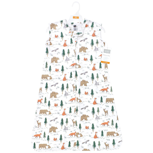 Hudson Baby Saco de dormir, manta, sin mangas, de algodón, unisex, Sweet Woodland, 12-18 meses