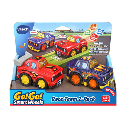 VTech Go! Go! Smart Wheels Equipo de Carreras - Paquete de 2