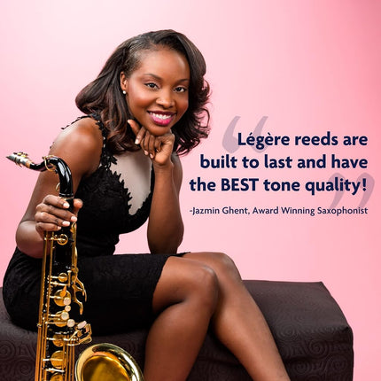 Légère Reeds - Alto Saxophone Reed, American Cut, Strength 2.00 (ASA2.00) - Premium Synthetic Woodwind Reed