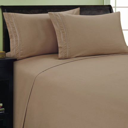 Elegant Comfort 1800 Thread Count 3 line Egyptian 