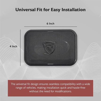 Pair Rockville RV46.3A 4x6 3-Way Car Speakers 500 Watts/70 Watts RMS CEA Rated