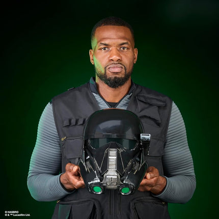 Star Wars The Black Series Imperial Death Trooper Premium Electronic Helmet, Rogue One: A Star Wars Story Roleplay Item for Ages 14 and Up