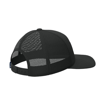 HUK Unisex Children's Trucker Hat, Anti-Glare Snapback Fishing Hat for Kids Closure, Huk and Poles - Black, One Size