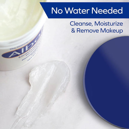 Albolene Face Moisturizer and Makeup Remover, Facial Cleanser and Cleansing Balm, Fragrance Free Cream, 12 oz