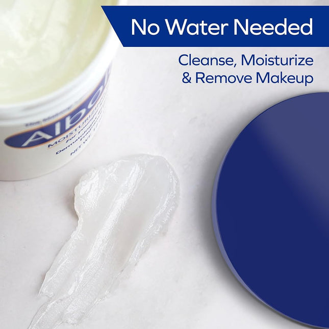 Albolene Face Moisturizer and Makeup Remover, Facial Cleanser and Cleansing Balm, Fragrance Free Cream, 12 oz