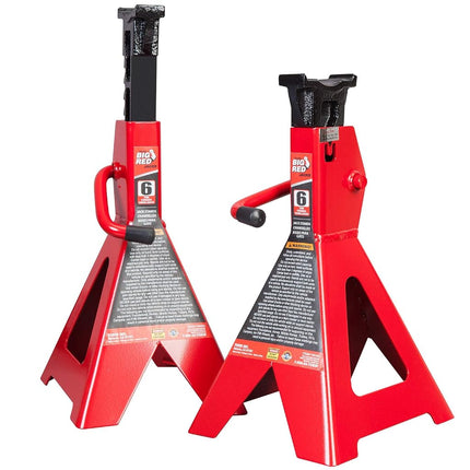 BIG RED T46202 Torin Steel Jack Stands: 6 Ton (12,