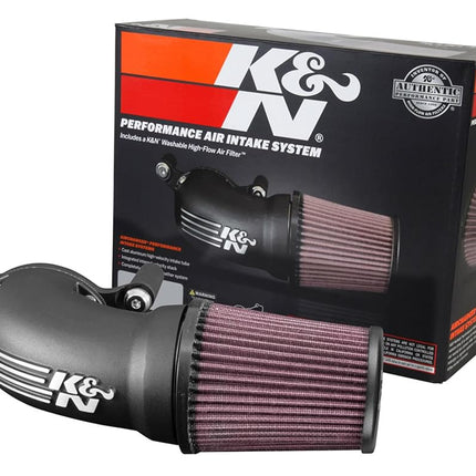 K&N Cold Air Intake System: High-Flow Air Filter, Increase Performance & Acceleration: Compatible with 2001-2017 Harley Davidson: (See Product Descriptions for Select Models), 57-1137