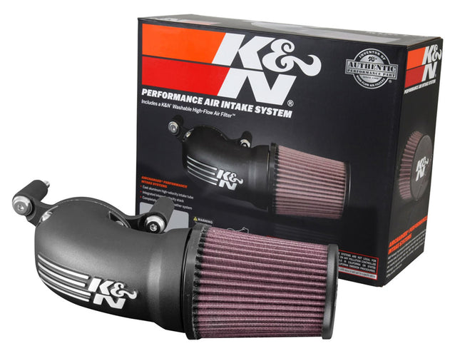 K&N Cold Air Intake System: High-Flow Air Filter, 