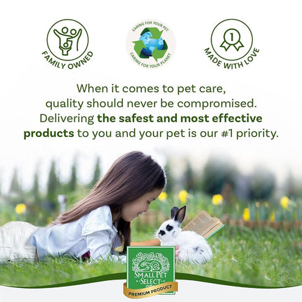 Small Pet Select - Hair Buster Comb for Rabbits, Cats and Dogs, Metal Pet Comb for Shedding and Detangling, Grooming Tool for Small Pets with Long and Short Fur
