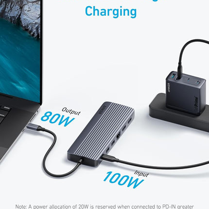 Anker Laptop Docking Station 3 Monitors, 14in1 USBC Hub with Triple Display