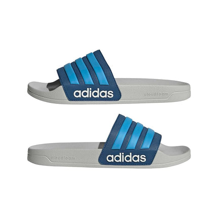adidas Unisex Adilette Shower Slides Dusky Petrol/Lucid Aquamarine/Grey Two 18 UK 54 EU