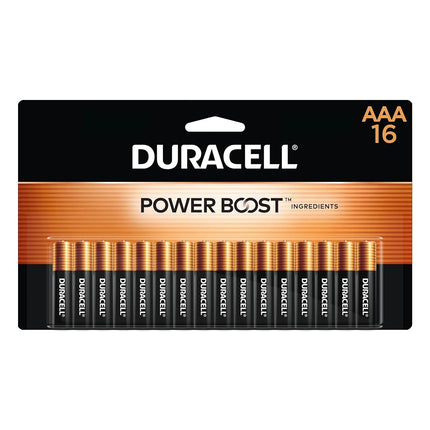 CopperTop Alkaline Batteries with Duralock Power Preserve Technology, AAA, 16/Pk, Sold as One Pack