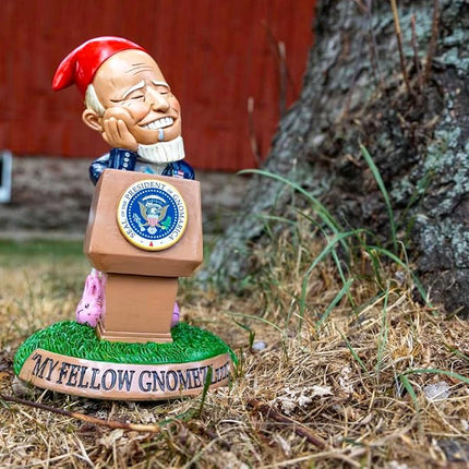 BigMouth Inc Sleepy Biden Garden Gnome Statue, Outdoor Lawn & Yard Figurine Sculpture Decorations, Funny Political Gag Gift