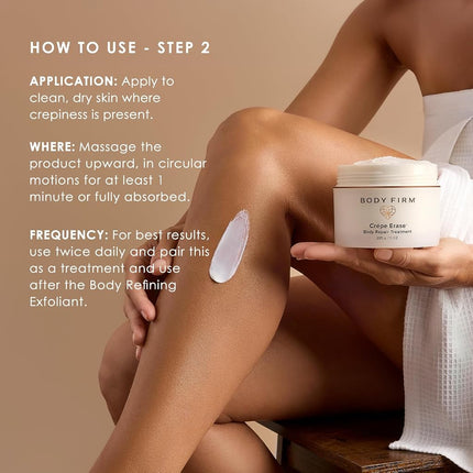 Crepe Erase 2-Step Advanced Body Treatment System Fragrance Free Two Piece Kit