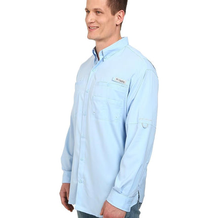 Columbia Men's Plus Tamiami II Long Sleeve Shirt, Sail - 1X Big