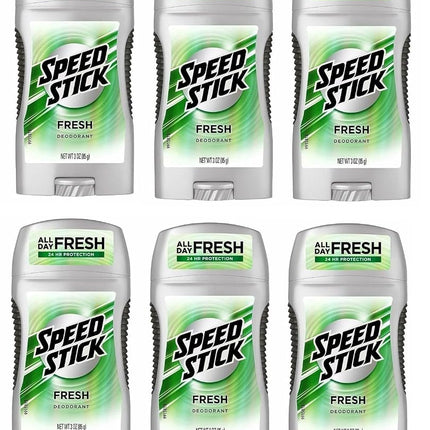 Speed Stick Deodorant Fresh 3 oz (Pack of 6)