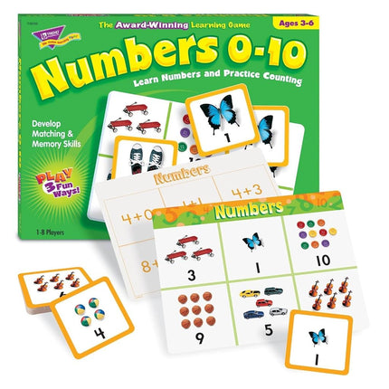 Numbers 0-10 T58102 Match Me Puzzle Game, Ages 3-6.