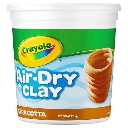 Crayola Air-Dry Clay 5Lb-Terra Cotta