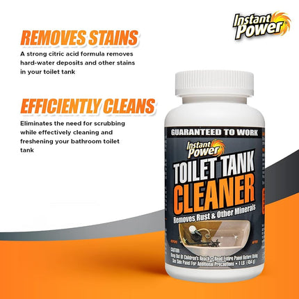Instant Power Toilet Tank Cleaner & Hard Water Stain Remover, 1 lb