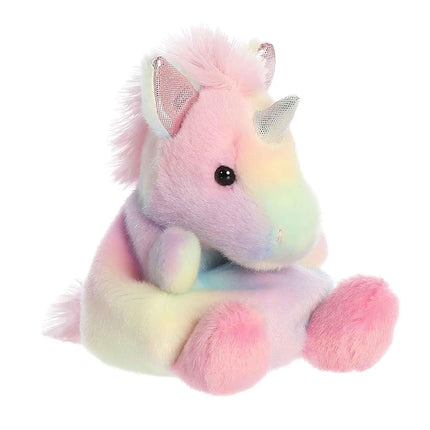 Aurora Adorable Palm Pals Sorbet Unicorn Stuffed Animal - Pocket-Sized Play - Collectable Fun - Rainbow 5 Inches