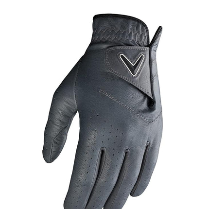 Callaway Golf Opti Color Glove (Worn on Left Hand, Standard (3-Pack), Medium/Large, Multi Color)