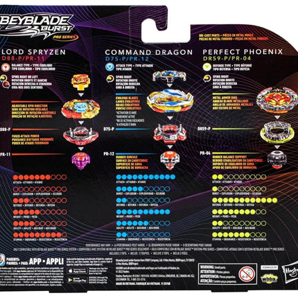 Beyblade Burst Pro Series Mythic Beast Collection, Red