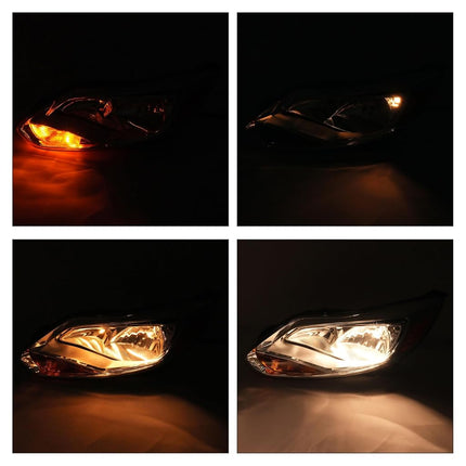 HECASA Left Headlight Assembly Driver Side Halogen Headlamp