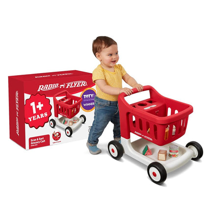 Radio Flyer Scan & Sort Shopping Cart with Lights 
