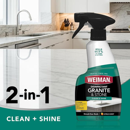 Weiman Granite Cleaner & Polish, 12 fl oz