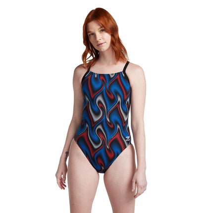 Speedo Women's Modern Purpose Flyback, Team Royal 