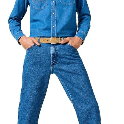 Wrangler Herren Jeans 13MWZ, Original Regular Bootcut Fit, Straight Leg, STONEWASHED, 38W / 32L
