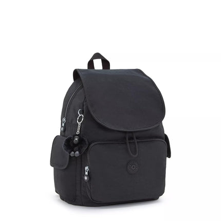 Kipling Women's City Pack Backpack, All-Day Versatile Daypack, Bag, Black Noir, 10.5" L x 14.5" H x 6.75" D, Women's City Pack Backpack, All-day Versatile Daypack, Bag