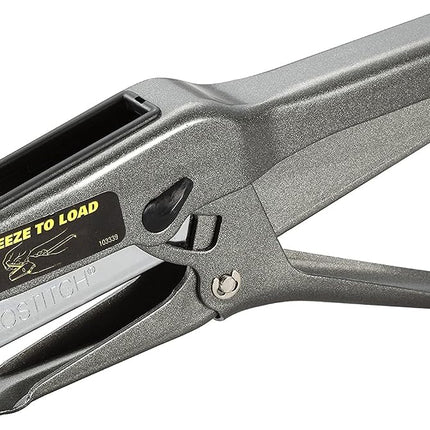 Bostitch Office B8 Plier Stapler Heavy Duty with 1250 1/4" Staples - 45-Sheet No Jam - Full Strip Metal Industrial Stapler - 210 Staple Capacity - for Cardboard, Paper, Fabric